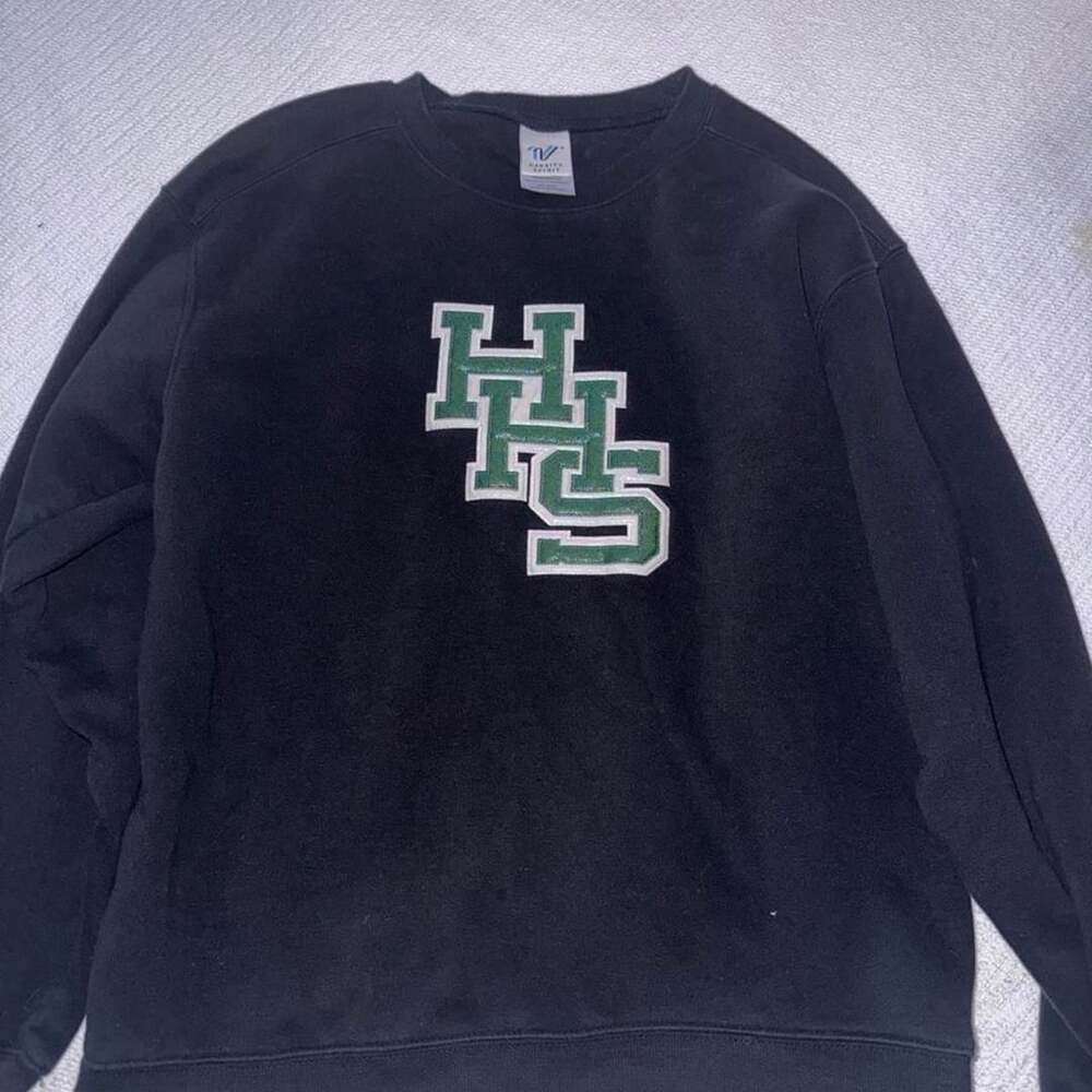 Varsity Spirit HHS Black Collegiate Crewneck Sweatshirt